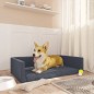 vidaXL Kofferraum-Hundebett Grau 110x70 cm Leinenoptik vidaXL Kofferraum-Hundebett Grau 110x70 cm Leinenoptik