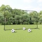 vidaXL Fußball-Rebounder Schwarz 366x90x183 cm HDPE vidaXL Fußball-Rebounder Schwarz 366x90x183 cm HDPE