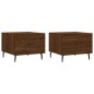 vidaXL Couchtische 2 Stk. Braun Eichen-Optik 50x50x40 cm Holzwerkstoff vidaXL Couchtische 2 Stk. Braun Eichen-Optik 50x50x40 cm Holzwerkstoff