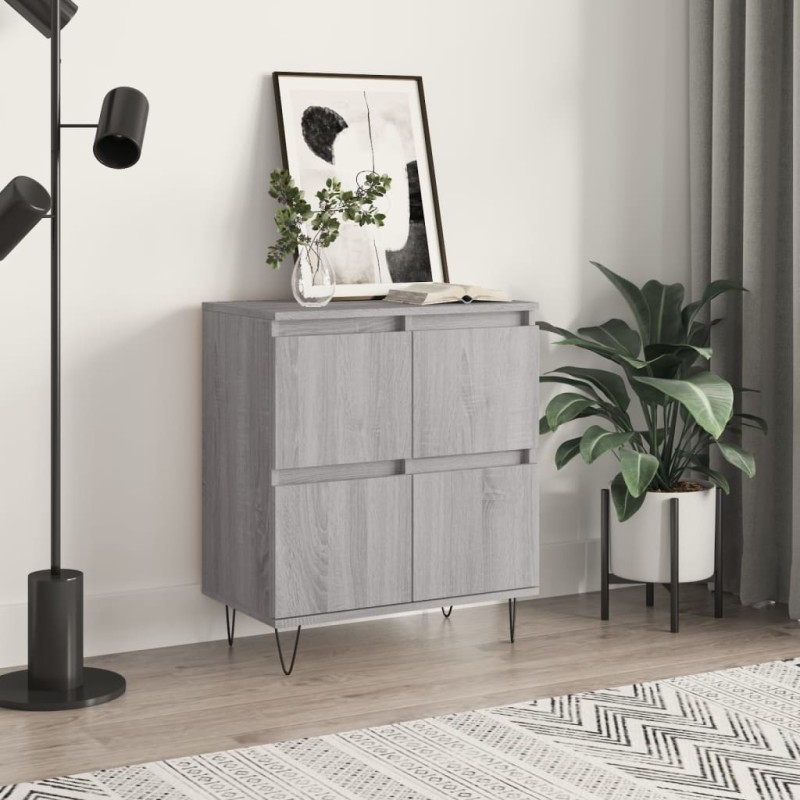 vidaXL Sideboard Grau Sonoma 60x35x70 cm Holzwerkstoff vidaXL Sideboard Grau Sonoma 60x35x70 cm Holzwerkstoff