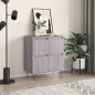 vidaXL Sideboard Grau Sonoma 60x35x70 cm Holzwerkstoff vidaXL Sideboard Grau Sonoma 60x35x70 cm Holzwerkstoff