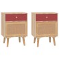 vidaXL Nachttische 2 Stk. 40x30x55 cm Holzwerkstoff vidaXL Nachttische 2 Stk. 40x30x55 cm Holzwerkstoff