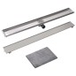 vidaXL Duschrinne 1030x140 mm Edelstahl vidaXL Duschrinne 1030x140 mm Edelstahl