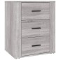 vidaXL Nachttisch Grau Sonoma 50x36x60 cm Holzwerkstoff vidaXL Nachttisch Grau Sonoma 50x36x60 cm Holzwerkstoff