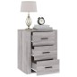 vidaXL Nachttisch Grau Sonoma 50x36x60 cm Holzwerkstoff vidaXL Nachttisch Grau Sonoma 50x36x60 cm Holzwerkstoff