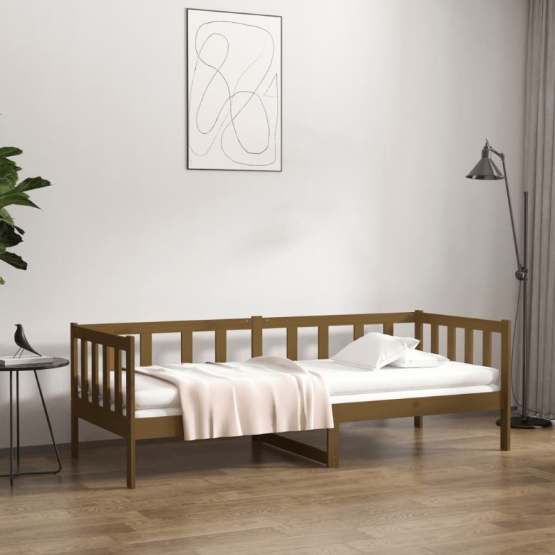 vidaXL Tagesbett Honigbraun 90x190 cm Massivholz Kiefer vidaXL Tagesbett Honigbraun 90x190 cm Massivholz Kiefer