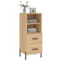 vidaXL Sideboard Sonoma-Eiche 34,5x34x90 cm Holzwerkstoff vidaXL Sideboard Sonoma-Eiche 34,5x34x90 cm Holzwerkstoff