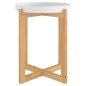 vidaXL Couchtisch Weiß 41x41x48,5 cm Holzwerkstoff & Massivholz Kiefer vidaXL Couchtisch Weiß 41x41x48,5 cm Holzwerkstoff & Massivholz Kiefer