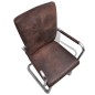 vidaXL Freischwinger 2 Stk. Braun Leathaire vidaXL Freischwinger 2 Stk. Braun Leathaire