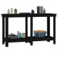vidaXL Werkbank Schwarz 140x50x80 cm Massivholz Kiefer vidaXL Werkbank Schwarz 140x50x80 cm Massivholz Kiefer