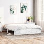 vidaXL Massivholzbett Weiß 140x190 cm vidaXL Massivholzbett Weiß 140x190 cm