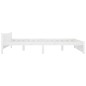 vidaXL Massivholzbett Weiß 140x190 cm vidaXL Massivholzbett Weiß 140x190 cm
