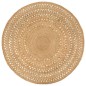 vidaXL Teppich Jute Handgeflochten 180 cm Rund vidaXL Teppich Jute Handgeflochten 180 cm Rund