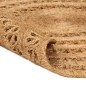 vidaXL Teppich Jute Handgeflochten 180 cm Rund vidaXL Teppich Jute Handgeflochten 180 cm Rund