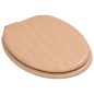 vidaXL Toilettensitze 2 Stk. mit Soft-Close-Deckel MDF Bambus-Design vidaXL Toilettensitze 2 Stk. mit Soft-Close-Deckel MDF Bambus-Design