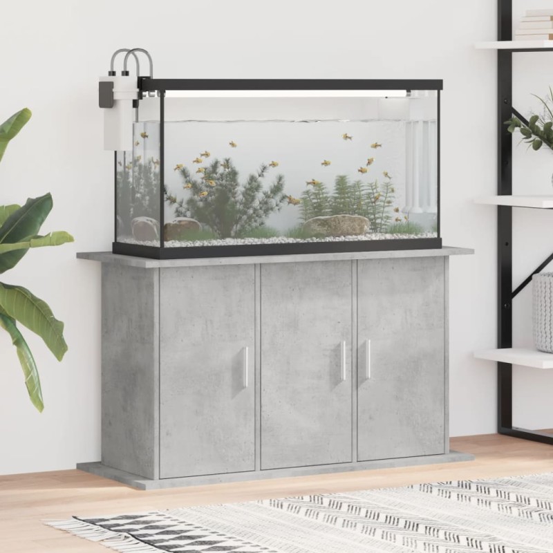 vidaXL Aquariumständer Betongrau 101x41x58 cm Holzwerkstoff vidaXL Aquariumständer Betongrau 101x41x58 cm Holzwerkstoff