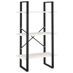 vidaXL Lagerregal Weiß 60x30x105 cm Massivholz Kiefer 