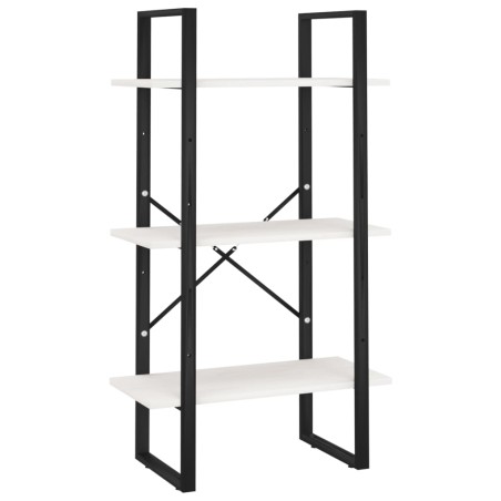 vidaXL Lagerregal Weiß 60x30x105 cm Massivholz Kiefer 