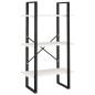 vidaXL Lagerregal Weiß 60x30x105 cm Massivholz Kiefer vidaXL Lagerregal Weiß 60x30x105 cm Massivholz Kiefer