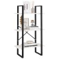 vidaXL Lagerregal Weiß 60x30x105 cm Massivholz Kiefer vidaXL Lagerregal Weiß 60x30x105 cm Massivholz Kiefer