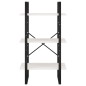 vidaXL Lagerregal Weiß 60x30x105 cm Massivholz Kiefer vidaXL Lagerregal Weiß 60x30x105 cm Massivholz Kiefer