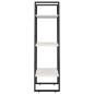 vidaXL Lagerregal Weiß 60x30x105 cm Massivholz Kiefer vidaXL Lagerregal Weiß 60x30x105 cm Massivholz Kiefer