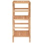 vidaXL Badregal 35,5x35,5x79 cm Massivholz Nussbaum vidaXL Badregal 35,5x35,5x79 cm Massivholz Nussbaum
