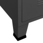 vidaXL Industrial Kleiderschrank Anthrazit 90x50x180 cm Metall vidaXL Industrial Kleiderschrank Anthrazit 90x50x180 cm Metall