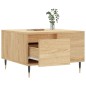 vidaXL Couchtisch Sonoma-Eiche 55x55x36,5 cm Holzwerkstoff vidaXL Couchtisch Sonoma-Eiche 55x55x36,5 cm Holzwerkstoff