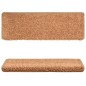 vidaXL Teppich-Treppenstufen 15 Stk. 65x21x4 cm Braun vidaXL Teppich-Treppenstufen 15 Stk. 65x21x4 cm Braun