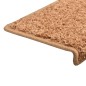 vidaXL Teppich-Treppenstufen 15 Stk. 65x21x4 cm Braun vidaXL Teppich-Treppenstufen 15 Stk. 65x21x4 cm Braun