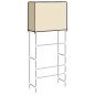 vidaXL Waschmaschinenregal 2 Ablagen Creme 71x29,5x170,5 cm Eisen vidaXL Waschmaschinenregal 2 Ablagen Creme 71x29,5x170,5 cm Eisen