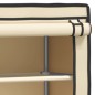 vidaXL Waschmaschinenregal 2 Ablagen Creme 71x29,5x170,5 cm Eisen vidaXL Waschmaschinenregal 2 Ablagen Creme 71x29,5x170,5 cm Eisen