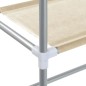 vidaXL Waschmaschinenregal 2 Ablagen Creme 71x29,5x170,5 cm Eisen vidaXL Waschmaschinenregal 2 Ablagen Creme 71x29,5x170,5 cm Eisen