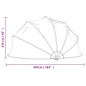 vidaXL Pool-Kuppel Rund 467x234 cm PVC vidaXL Pool-Kuppel Rund 467x234 cm PVC
