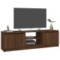 vidaXL TV-Schrank Braun Eichen-Optik 120x30x35,5 cm Holzwerkstoff vidaXL TV-Schrank Braun Eichen-Optik 120x30x35,5 cm Holzwerkstoff