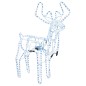 vidaXL LED-Silhouette Rentier mit bewegendem Kopf Kaltweiß 76x42x87 cm vidaXL LED-Silhouette Rentier mit bewegendem Kopf Kaltweiß 76x42x87 cm