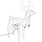vidaXL LED-Silhouette Rentier mit bewegendem Kopf Kaltweiß 76x42x87 cm vidaXL LED-Silhouette Rentier mit bewegendem Kopf Kaltweiß 76x42x87 cm