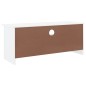 vidaXL TV-Schrank mit Schubladen ALTA Weiß 100x35x41 cm Kiefernholz vidaXL TV-Schrank mit Schubladen ALTA Weiß 100x35x41 cm Kiefernholz