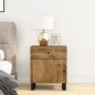 vidaXL Nachttisch 50x33x60 cm Massivholz Mango & Holzwerkstoff vidaXL Nachttisch 50x33x60 cm Massivholz Mango & Holzwerkstoff
