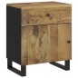 vidaXL Nachttisch 50x33x60 cm Massivholz Mango & Holzwerkstoff vidaXL Nachttisch 50x33x60 cm Massivholz Mango & Holzwerkstoff