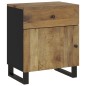 vidaXL Nachttisch 50x33x60 cm Massivholz Mango & Holzwerkstoff vidaXL Nachttisch 50x33x60 cm Massivholz Mango & Holzwerkstoff