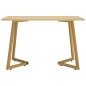 vidaXL Esstisch Hellbraun 120x60x74 cm MDF und Eisen vidaXL Esstisch Hellbraun 120x60x74 cm MDF und Eisen