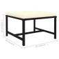 vidaXL 3-tlg. Garten-Sofagarnitur mit Auflagen Schwarz Poly Rattan vidaXL 3-tlg. Garten-Sofagarnitur mit Auflagen Schwarz Poly Rattan