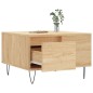 vidaXL Couchtisch Sonoma-Eiche 55x55x36,5 cm Holzwerkstoff vidaXL Couchtisch Sonoma-Eiche 55x55x36,5 cm Holzwerkstoff