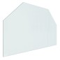 vidaXL Kaminofen Glasplatte Sechseck 80x50 cm vidaXL Kaminofen Glasplatte Sechseck 80x50 cm