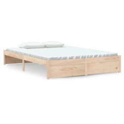 vidaXL Massivholzbett 140x200 cm