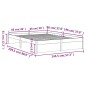 vidaXL Massivholzbett 140x200 cm vidaXL Massivholzbett 140x200 cm
