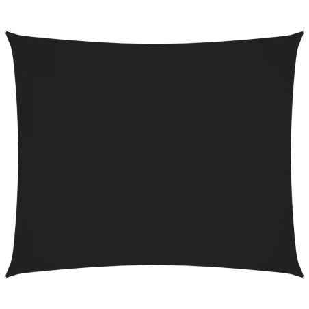 vidaXL Sonnensegel Oxford-Gewebe Rechteckig 3,5x4,5 m Schwarz