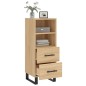 vidaXL Sideboard Sonoma-Eiche 34,5x34x90 cm Holzwerkstoff vidaXL Sideboard Sonoma-Eiche 34,5x34x90 cm Holzwerkstoff